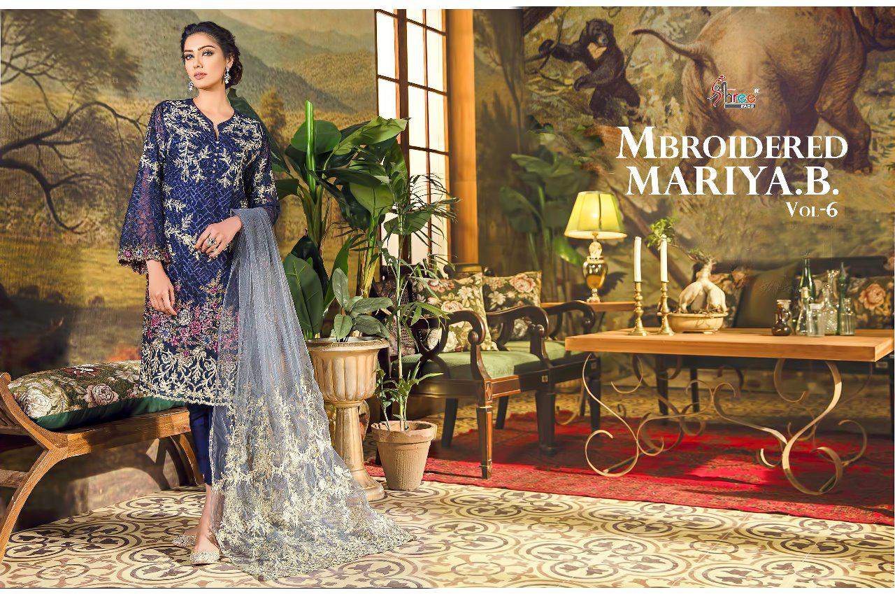 Shree Fabs Embroidered Mariya B Vol 6 Exclusive Salwar Suit Shree Fabs Embroidered Mariya B Vol 6 Exclusive Salwar Suit